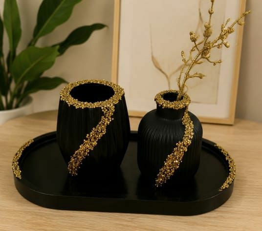 طقم كونكريت أسود ملكي - RahaBay product image