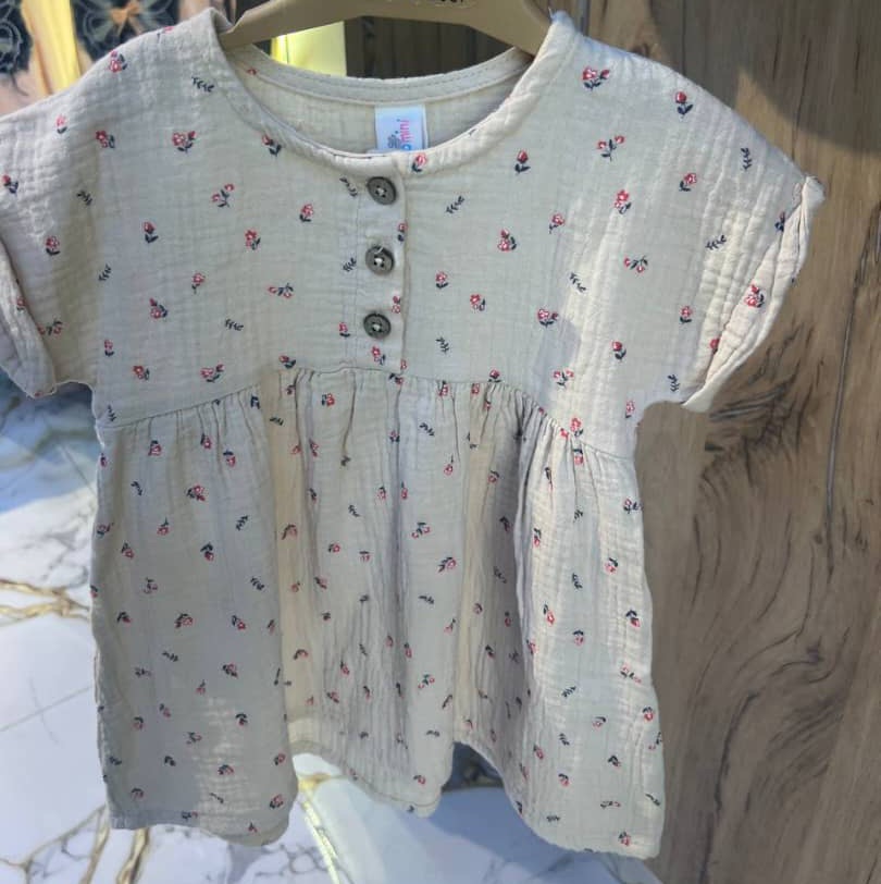 فستان بناتي بيبي قطن ليرة  6 شهور - RahaBay product image